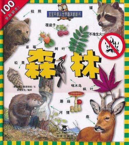 宝宝开眼认世界趣味翻翻书―森林