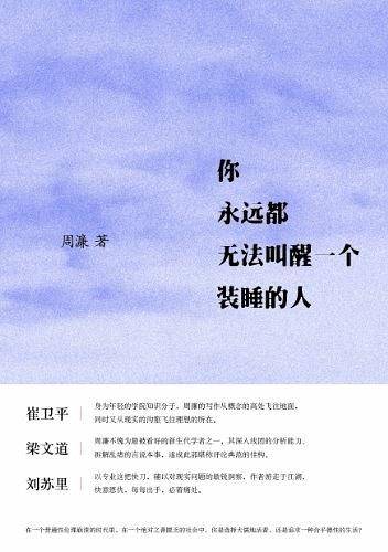你永远都无法叫醒一个装睡的人